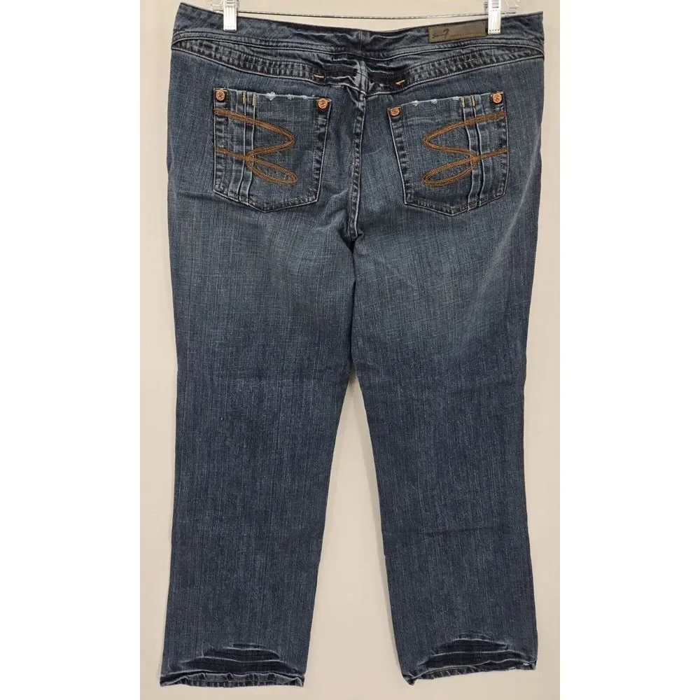 Seven7 Premium Denim Blue Jeans Womens 20 Stretch Casual‎ Pants 38x31
